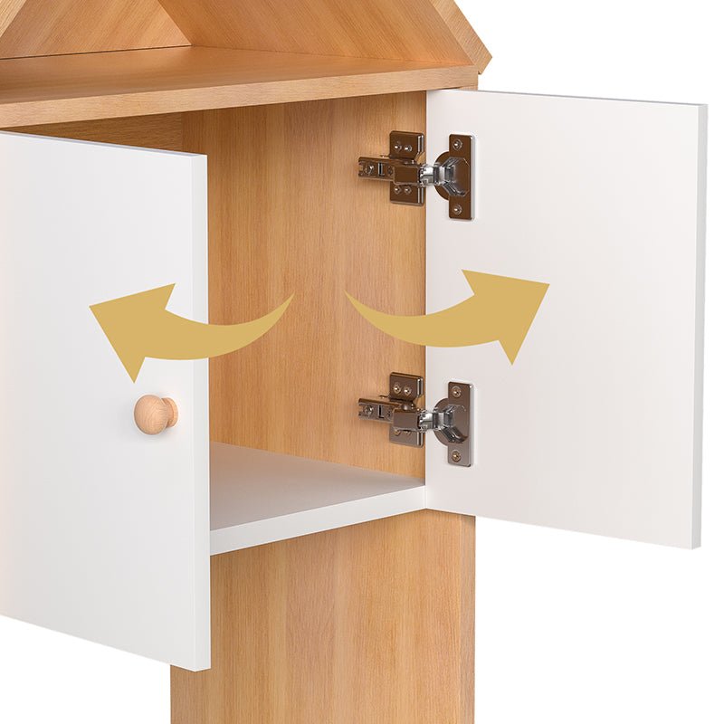 Bellemave® Versatile Children's Bookshelf with House - Shaped Design, Adjustable Placement - Bellemave