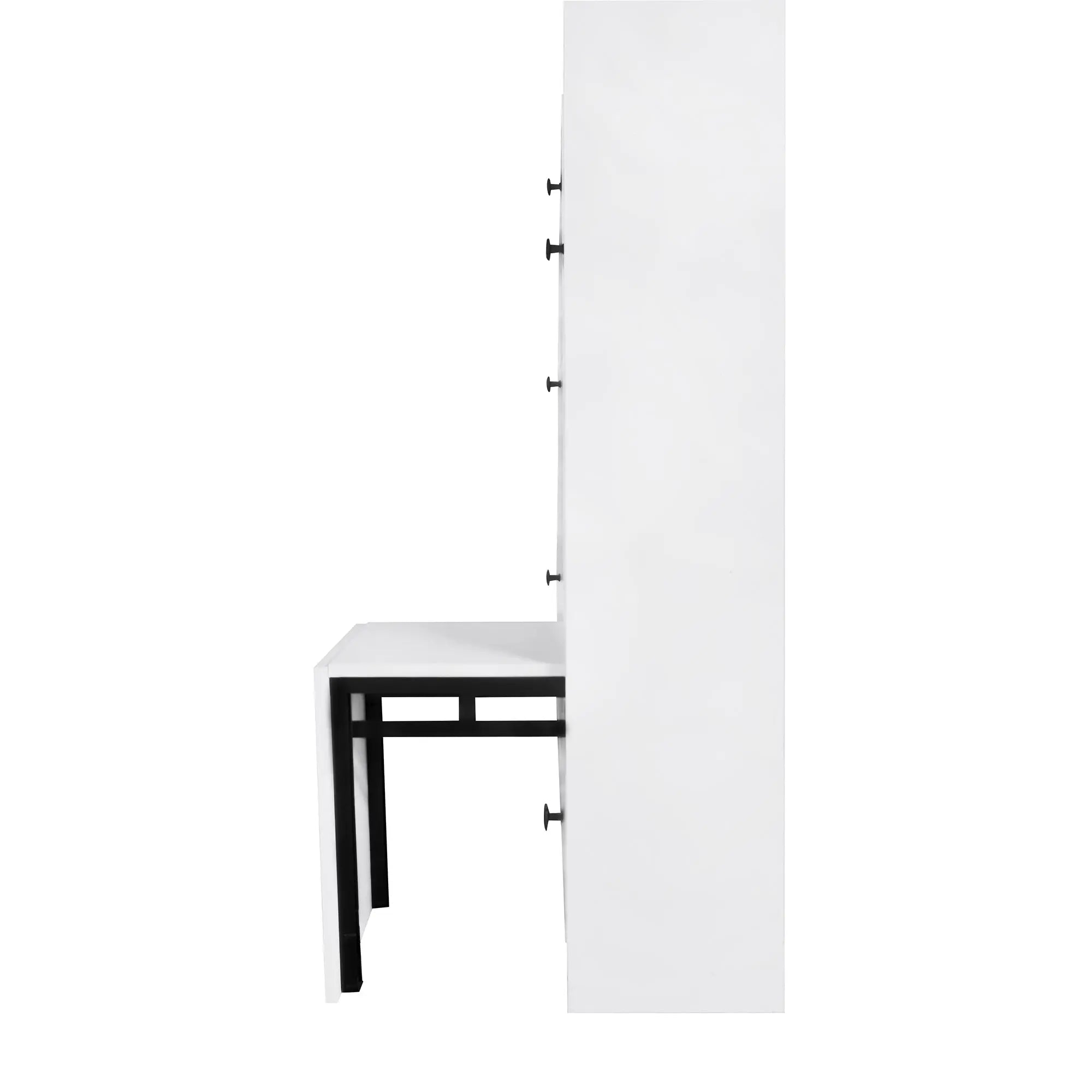Bellemave® Versatile Shoe Cabinet with 3 Flip Drawers and Pull - down Seat - Bellemave