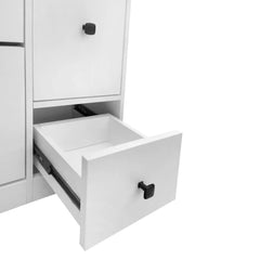 Bellemave® Versatile Shoe Cabinet with 3 Flip Drawers and Pull - down Seat - Bellemave