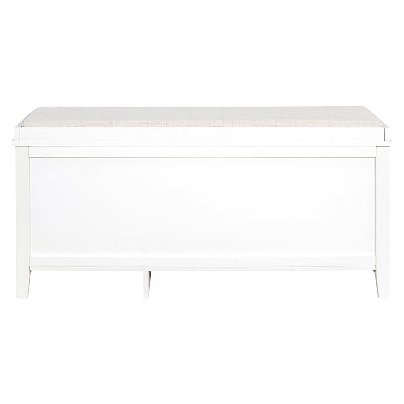 Bellemave® Vintage Shoe Bench with Storage and Cushion, 2 Drawers and 2 Rattan Door - Bellemave
