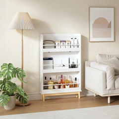Bellemave® Wall - Mounted Kids Bookshelf with 3 Front - Facing Display Shelves - Bellemave