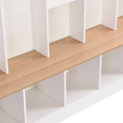 Bellemave® Wide Design Hall Tree with Storage Bench, Cube Storage,Shelves, 8 Hooks - Bellemave