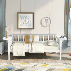 Bellemave® Wood Daybed with Small Foldable Table - Bellemave