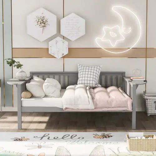 Bellemave® Wood Daybed with Small Foldable Table - Bellemave