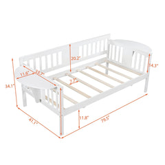 Bellemave® Wood Daybed with Small Foldable Table - Bellemave