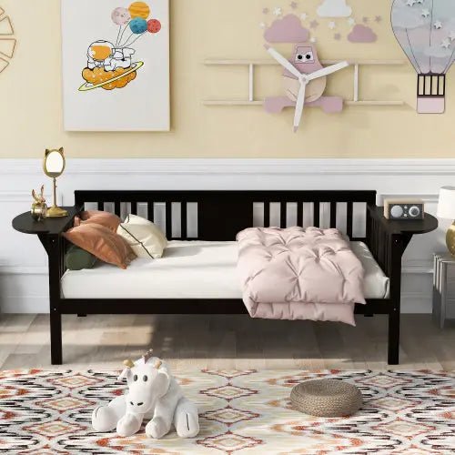 Bellemave® Wood Daybed with Small Foldable Table - Bellemave