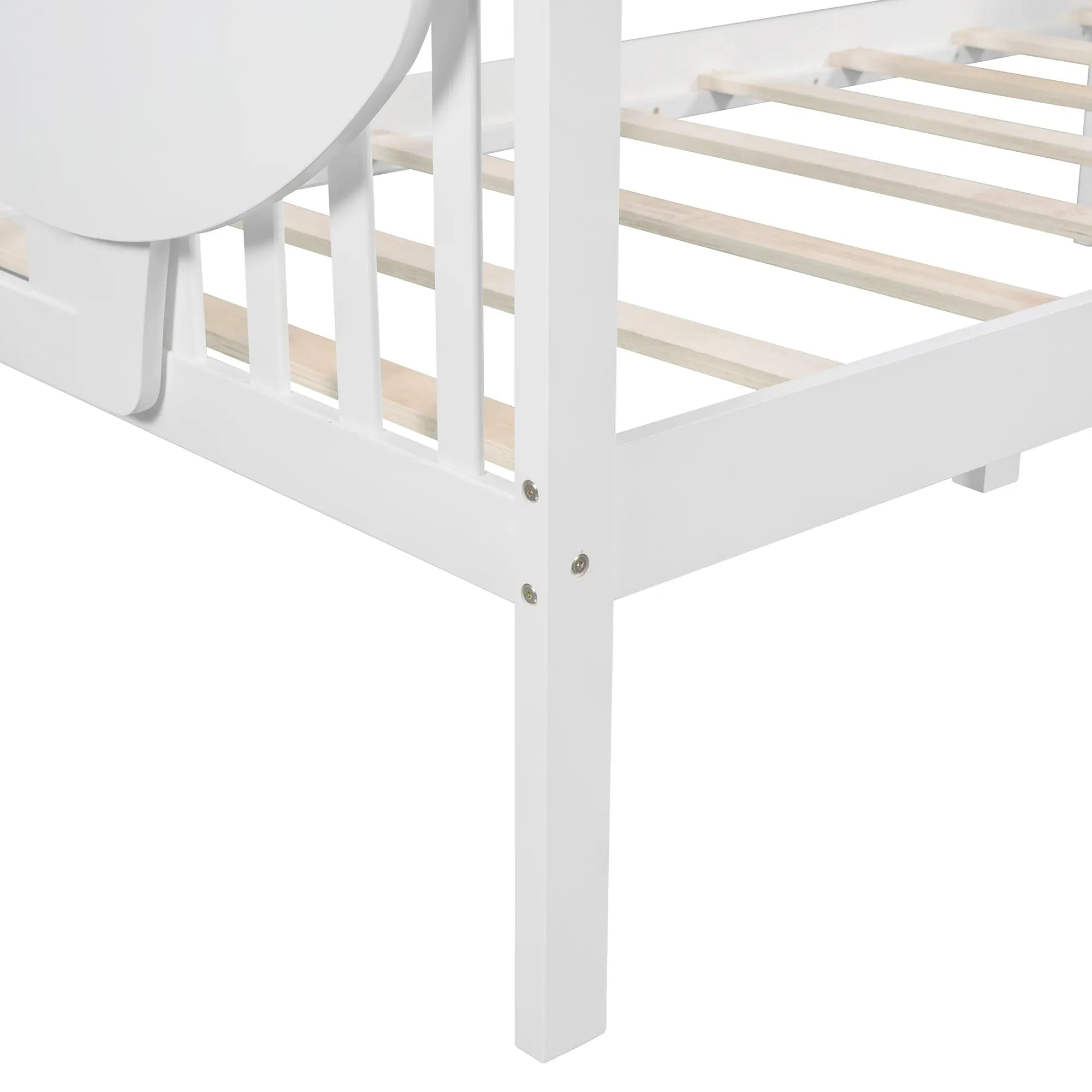 Bellemave® Wood Daybed with Small Foldable Table - Bellemave