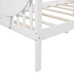 Bellemave® Wood Daybed with Small Foldable Table - Bellemave