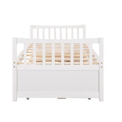 Bellemave® Wood Daybed with Trundle and Drawers - Bellemave