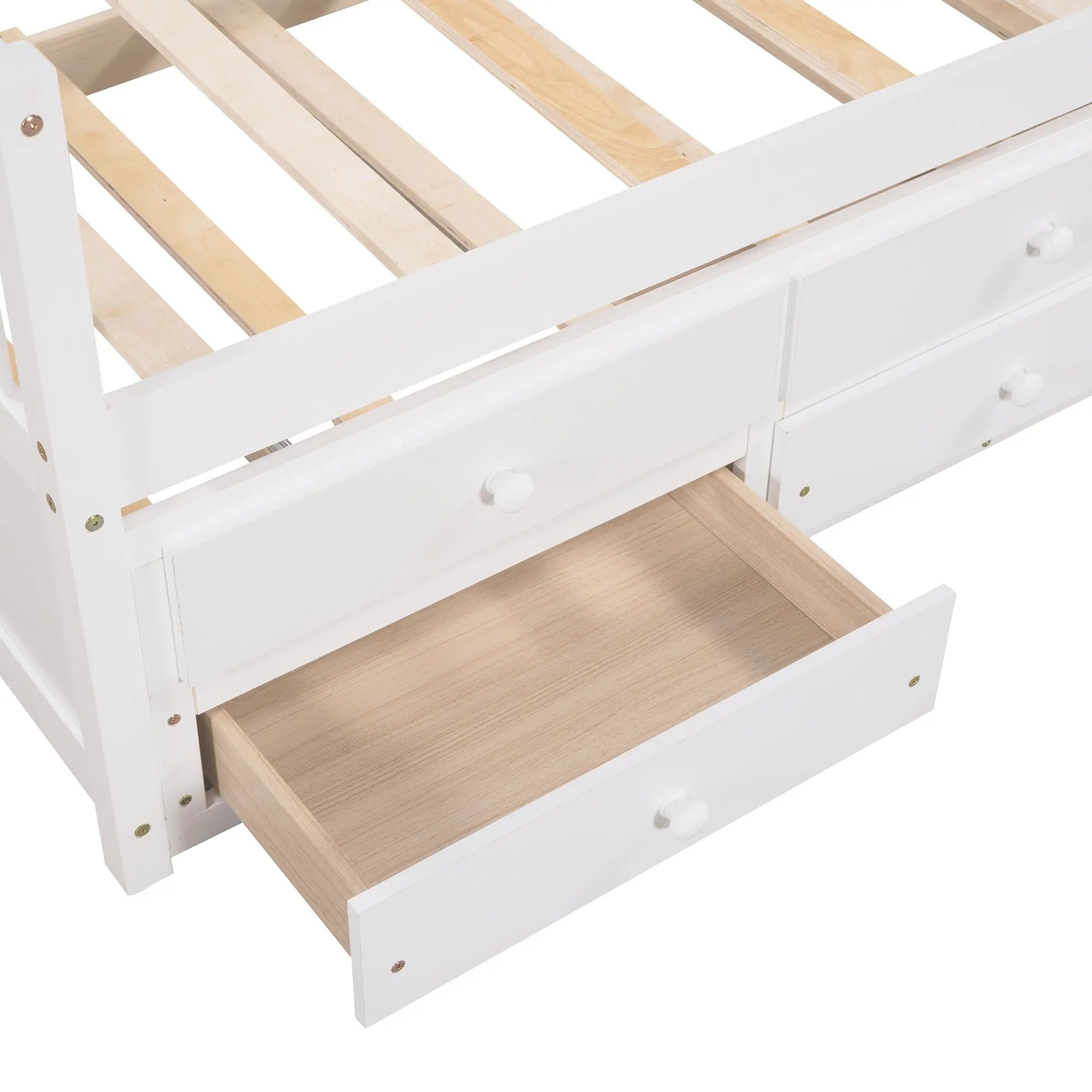 Bellemave® Wood Daybed with Trundle and Drawers - Bellemave