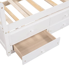 Bellemave® Wood Daybed with Trundle and Drawers - Bellemave