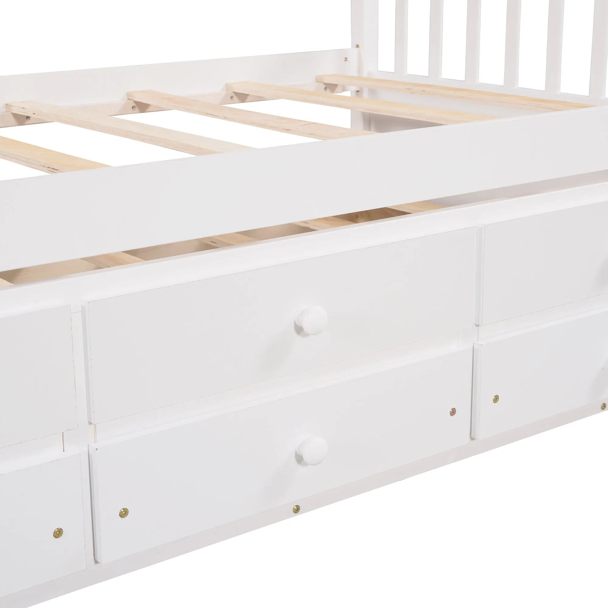 Bellemave® Wood Daybed with Trundle and Drawers - Bellemave