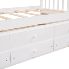 Bellemave® Wood Daybed with Trundle and Drawers - Bellemave