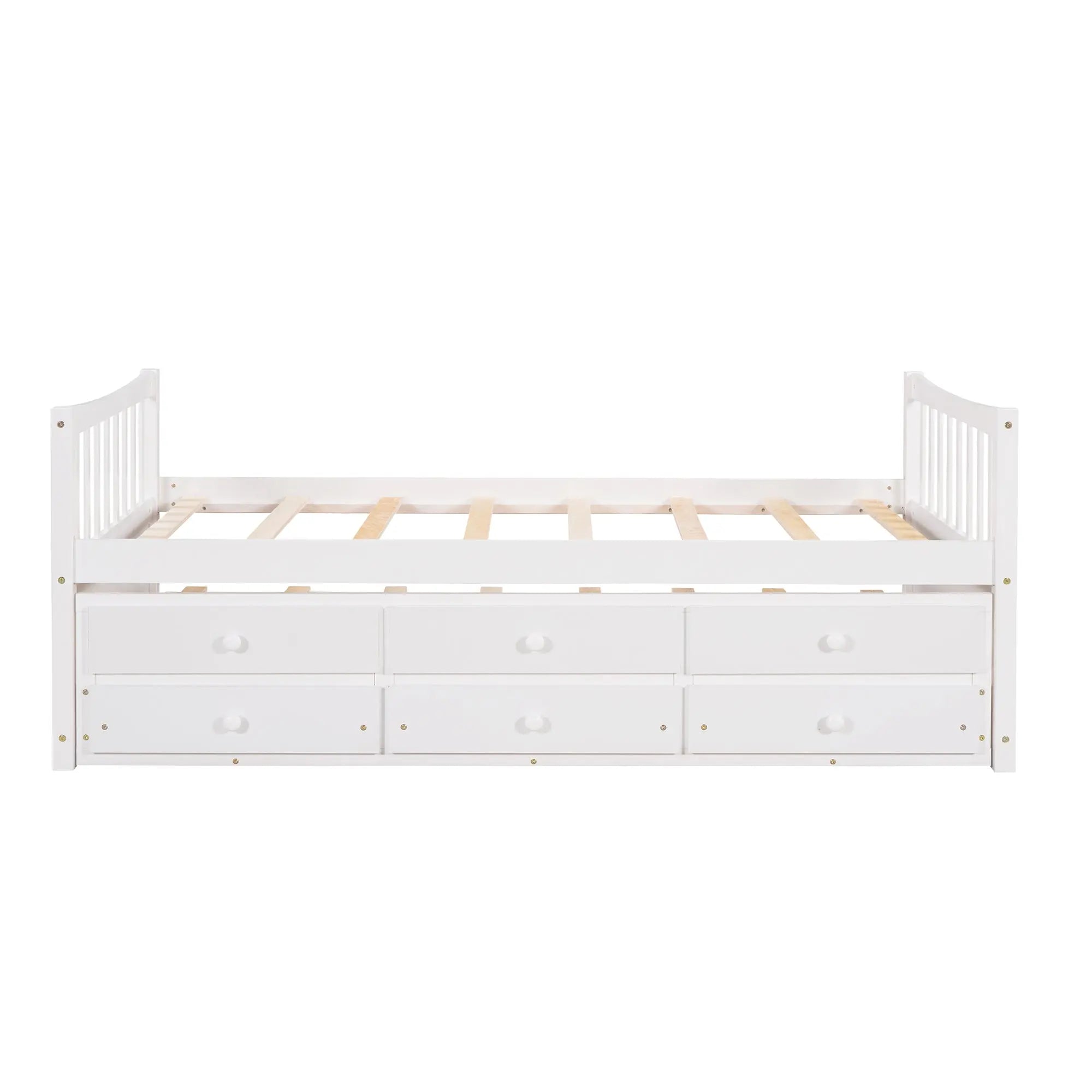 Bellemave® Wood Daybed with Trundle and Drawers - Bellemave