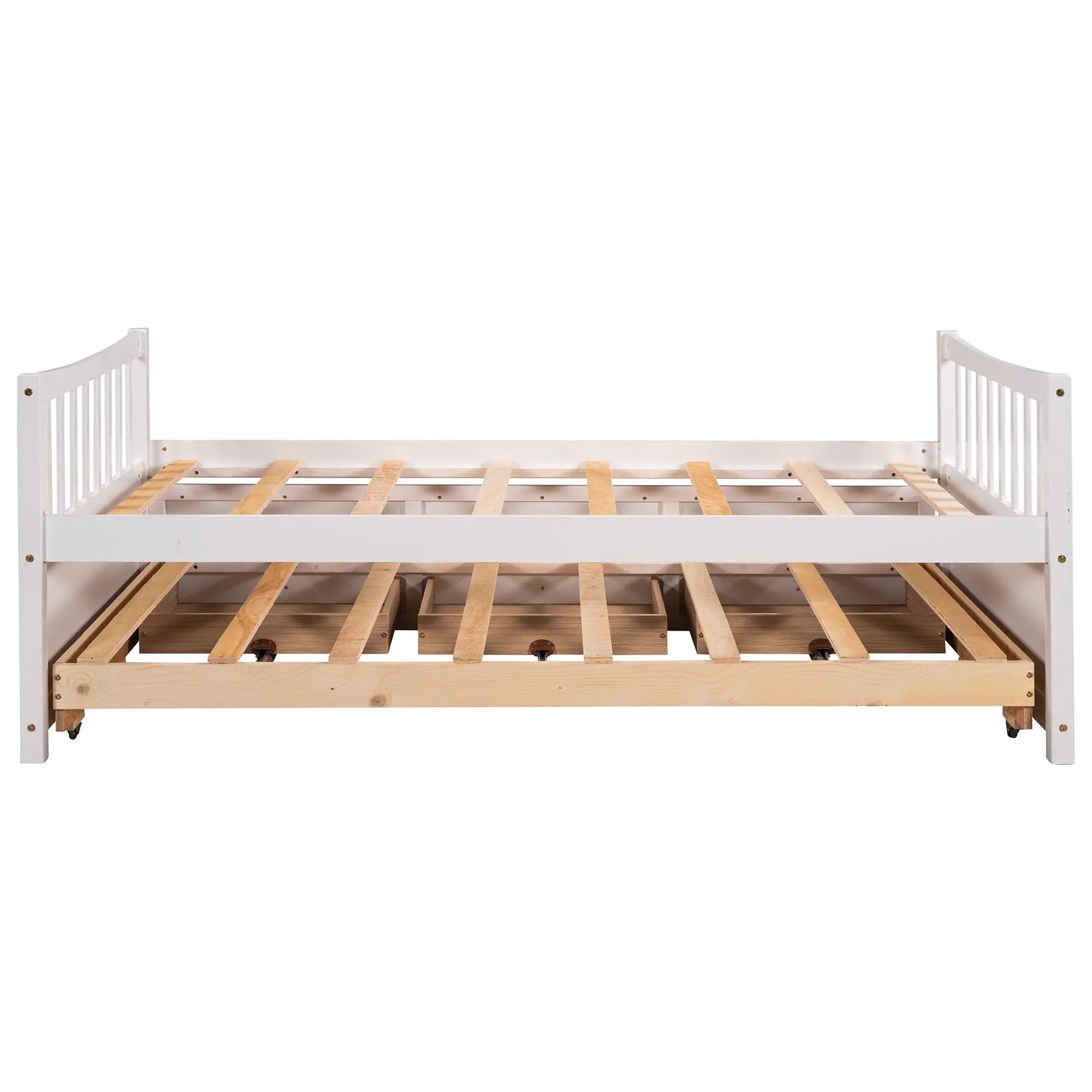 Bellemave® Wood Daybed with Trundle and Drawers - Bellemave