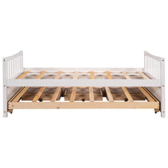 Bellemave® Wood Daybed with Trundle and Drawers - Bellemave