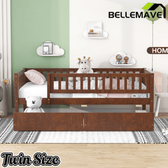 Bellemave® Wood Daybed with Two Drawers - Bellemave