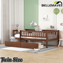Bellemave® Wood Daybed with Two Drawers - Bellemave