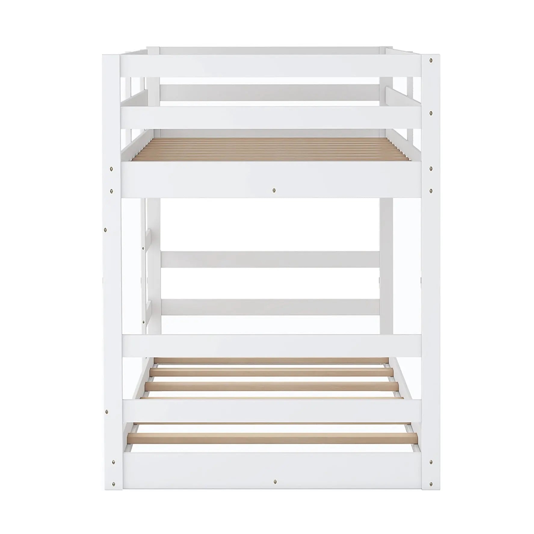 Bellemave® Wood Floor Bunk Bed with Ladder - Bellemave
