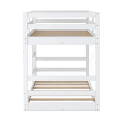 Bellemave® Wood Floor Bunk Bed with Ladder - Bellemave