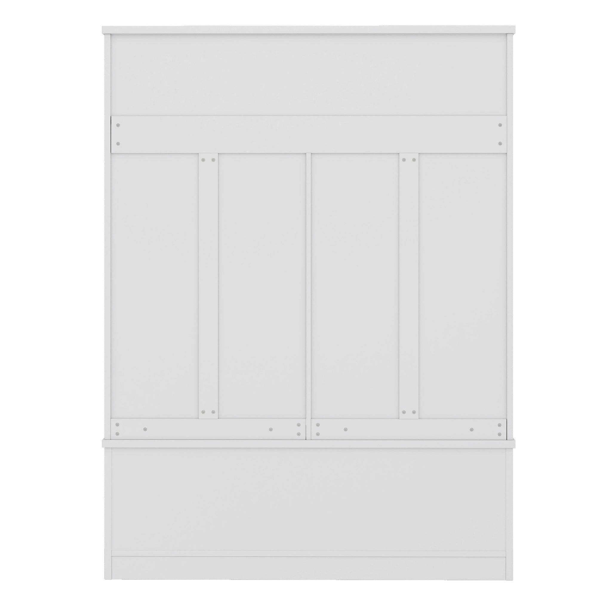 Bellemave® Wood Hall Tree with Bench, Shoe Storage & 6 Hooks – Entryway Mudroom Organizer - Bellemave