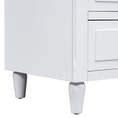 Bellemave® Wood Nightstand with 3 Storage Drawers - Bellemave