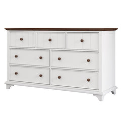 Bellemave® Wooden Captain 6 Drawer Dresse - Bellemave