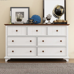 Bellemave® Wooden Captain 6 Drawer Dresse - Bellemave