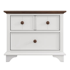 Bellemave® Wooden Captain Two - Drawer Nightstand Kids Night Stand End Side Table - Bellemave