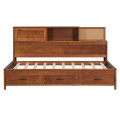 Bellemave® Wooden Daybed with 3 Storage Drawers, Sockets and USB Ports - Bellemave