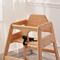 Bellemave® Wooden Double Solid Wood Feeding, Eat & Grow Portable High, Easy to Clean Baby Booster Chair - Bellemave