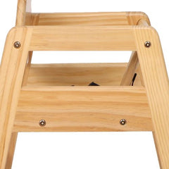 Bellemave® Wooden Double Solid Wood Feeding, Eat & Grow Portable High, Easy to Clean Baby Booster Chair - Bellemave