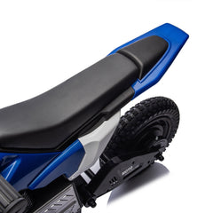 Bellemave®24V motorcycle for kids with LED breath lamp,Bluetooth,Music and Rear wheel shock absorber,Adjustable speed,motorcycle for kids 5 - 12 - Bellemave