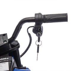 Bellemave®24V motorcycle for kids with LED breath lamp,Bluetooth,Music and Rear wheel shock absorber,Adjustable speed,motorcycle for kids 5 - 12 - Bellemave