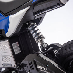 Bellemave®24V motorcycle for kids with LED breath lamp,Bluetooth,Music and Rear wheel shock absorber,Adjustable speed,motorcycle for kids 5 - 12 - Bellemave