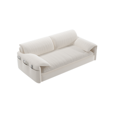 Bellemave® 63.8" 3-in-1 Convertible Sleeper Sofa with Side Storage