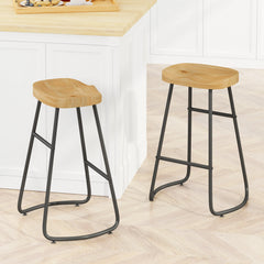 Bellemave® 48" Multi-Functional Kitchen Island Cart with Stylish and Minimalist Bar Stools, Combination Set Bellemave®