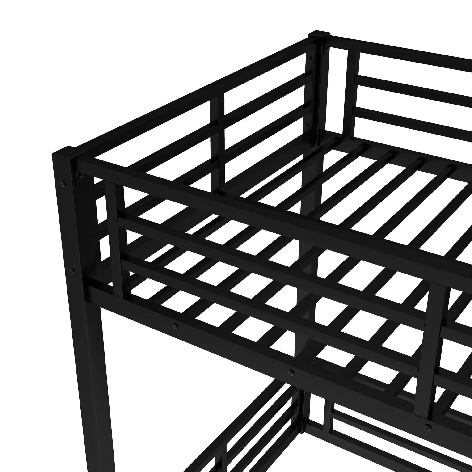 Bellemave® Heavy-Duty Metal Floor Bunk Bed - Bellemave