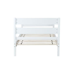 Bellemave® Twin Size Platform Bed with Headboard and Footboard