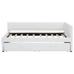 Bellemave® Twin Size Upholstered Daybed with 2 Drawers