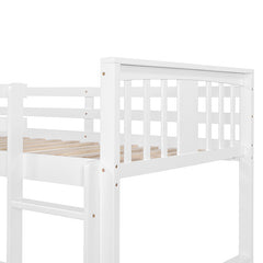 Bellemave® Twin Size Bunk Bed with Slide and Ladder