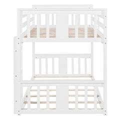 Bellemave® Twin Size Bunk Bed with Ladder