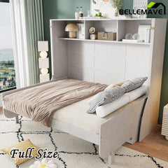Bellemave® Full Size Murphy Bed with Desk