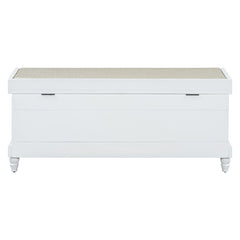 Bellemave® Classic Storage Bench with Cushioned Seat and Three Drawers