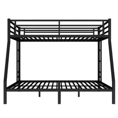 Bellemave® Queen Over King Bunk Beds Frame for Teens and Adults with 2 Side Ladder and Full Length Guardrail Bellemave®