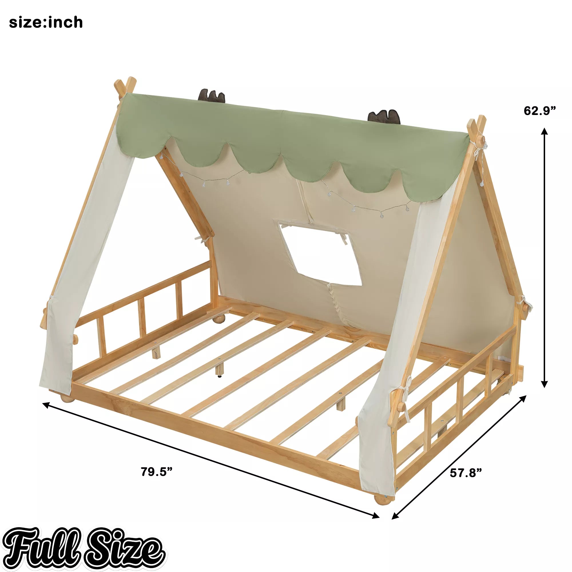 full size tent house bed