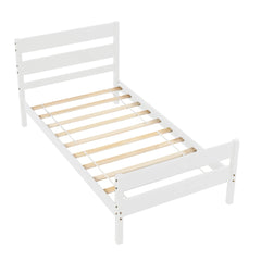 Bellemave Twin Size Platform Bed with Headboard and Footboard Bellemave