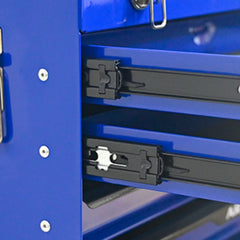 Bellemave® 20-inch Steel Portable Tool Box With Drawers - Tool Storage Box Organizer With Metal Lock Closure Device - Powder-coated Tool Storage Cabinet Bellemave®
