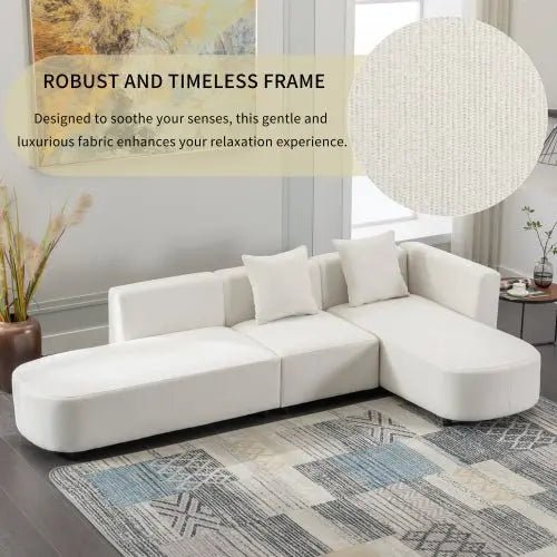 Bellemave® 110.2" U - Style Luxury Modern Style Living Room Upholstery Sofa - Bellemave