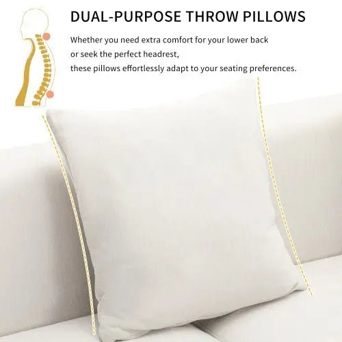Bellemave® 110.2" U - Style Luxury Modern Style Living Room Upholstery Sofa - Bellemave